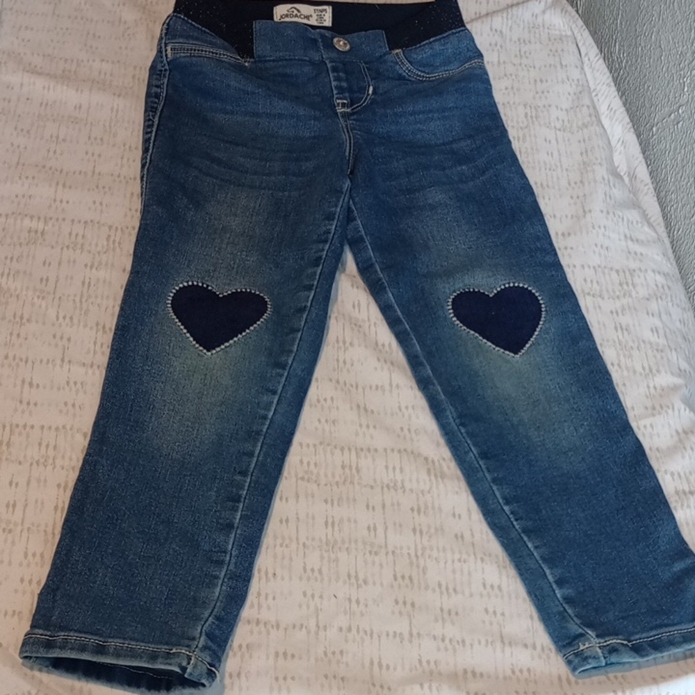 Jordache Denim Jeans with Silver Button